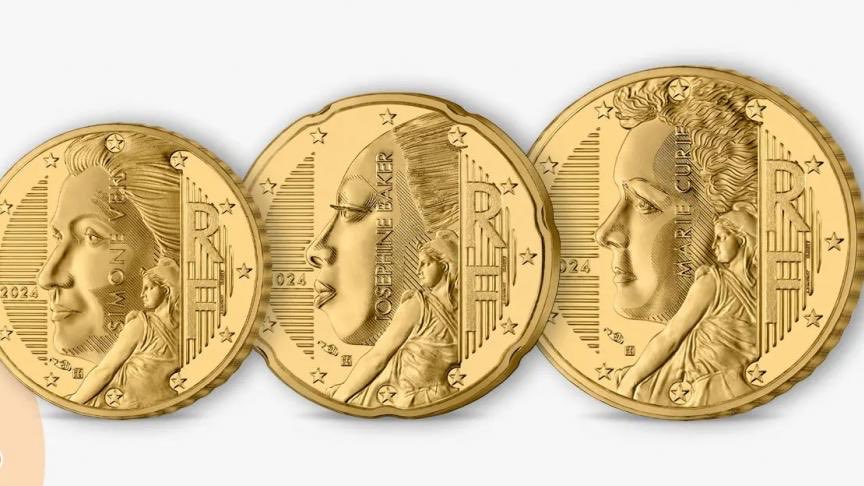 CerfiaFR's tweet photo. 🇫🇷🪙 FLASH | Simone Veil, Josephine Baker, Marie Curie : voici les nouvelles pièces de 10, 20 et 50 centimes. Elles seront progressivement mises en circulation cet été. https://t.co/C7w8f9tdT8