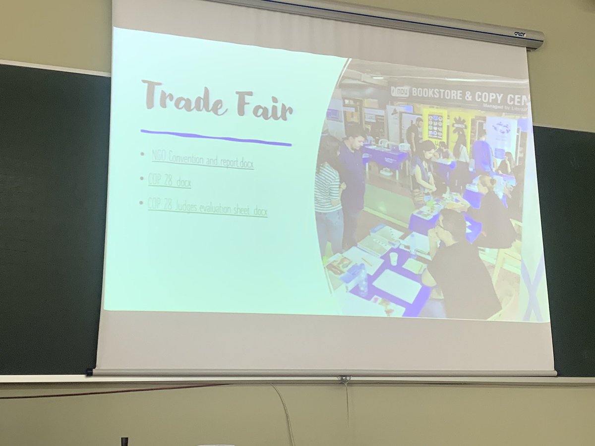 Ruth Wilkinson #TESOLSPAINCáceres2024 Running the class like a research group. Ss research e.g NGOs. Trade fair. Half the class (in pairs/threes) man the stands & present info, others visit the stands. Ss need to present multiple times and answer Qs