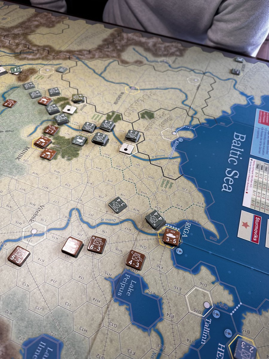The Russian Campaign. Barbarossa scénario turn2 from @gmtgames 👌
