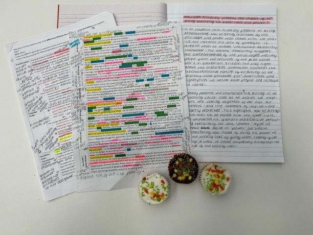 Saturdays: Juggling revision and cupcakes – a delightful study blend at Eden Girls' Coventry! 📚🧁 #WeekendRevision