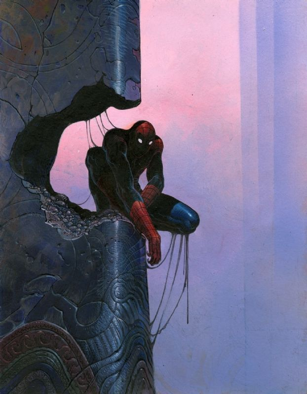Spiderman by Moebius (1994)