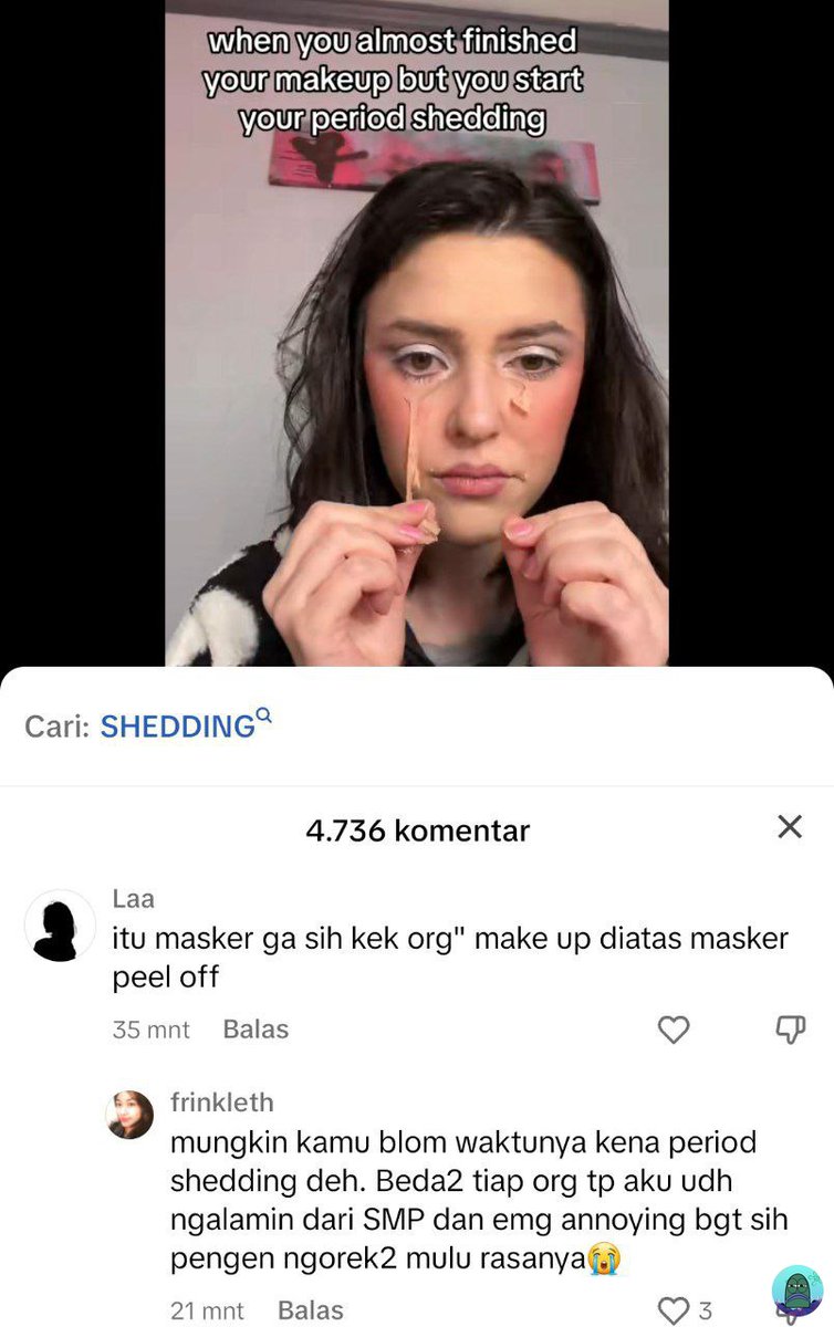 💚 emang cewe ada siklus ganti muka gini?