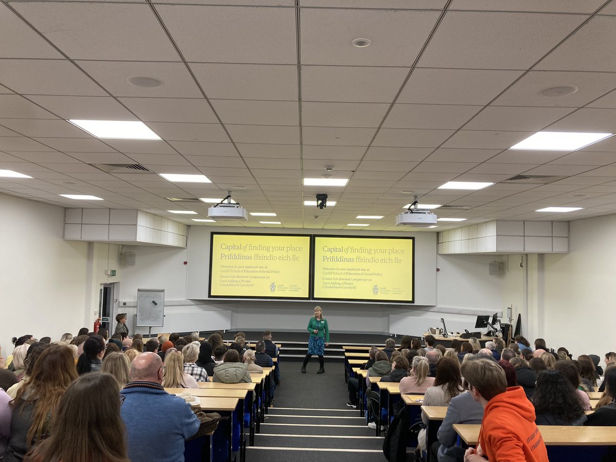 Full day today for our applicant day <a href="/cardiffmet/">Cardiff Metropolitan University</a> … what an incredible vibe! Can’t wait to welcome the future writers and readers!