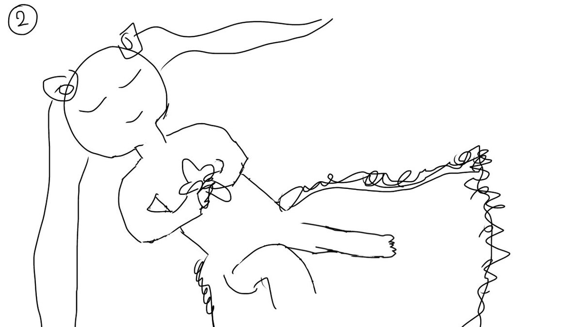 Mamekakao_ch's tweet photo. 左…絵師さんに送った絵コンテ
右…返ってきたイラスト https://t.co/uiDloaOhB9