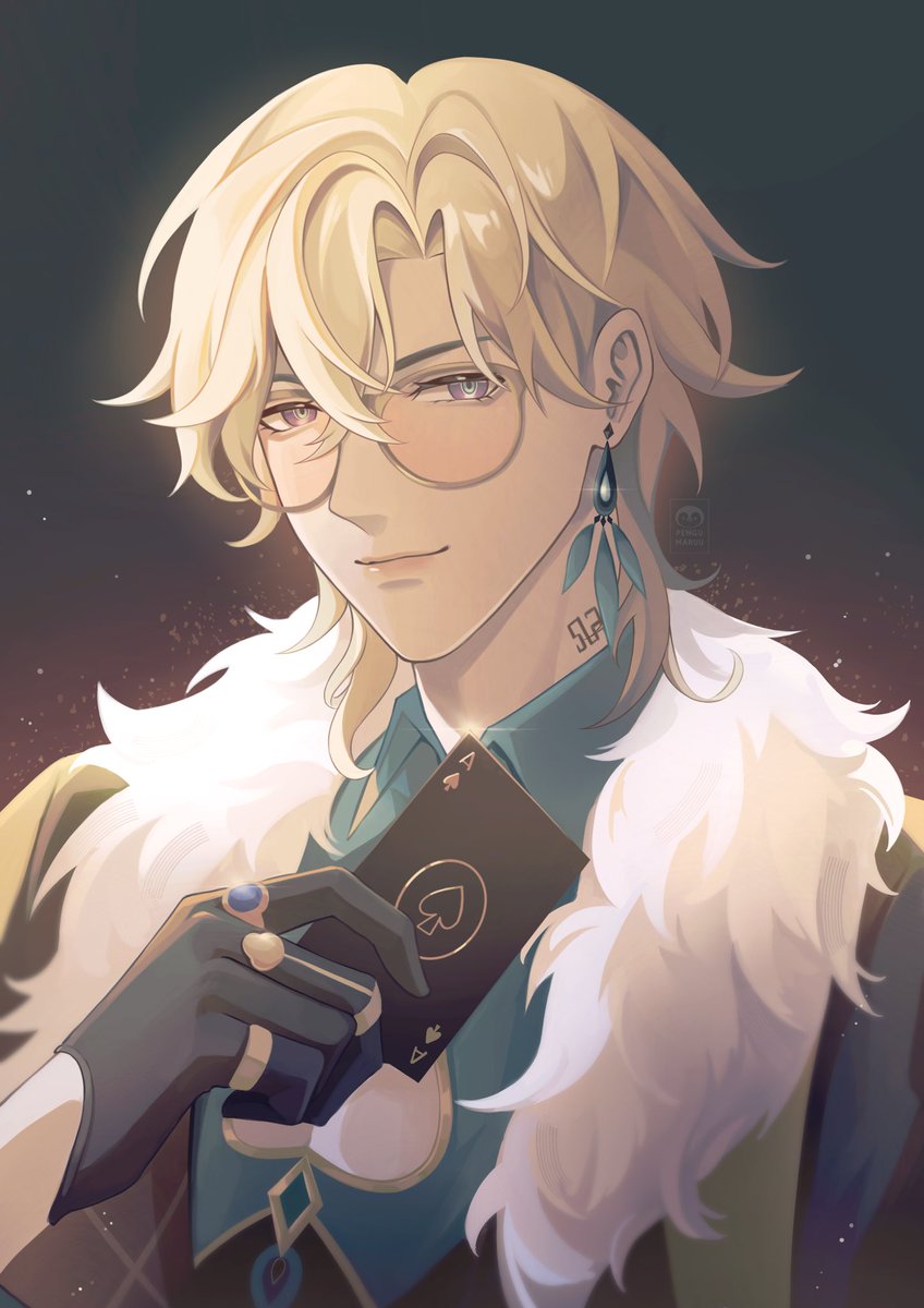pengumaruu's tweet photo. Aventurine🎰♠️
#honkaistarrail #Aventurine #fanart https://t.co/uUCoRWEo4p