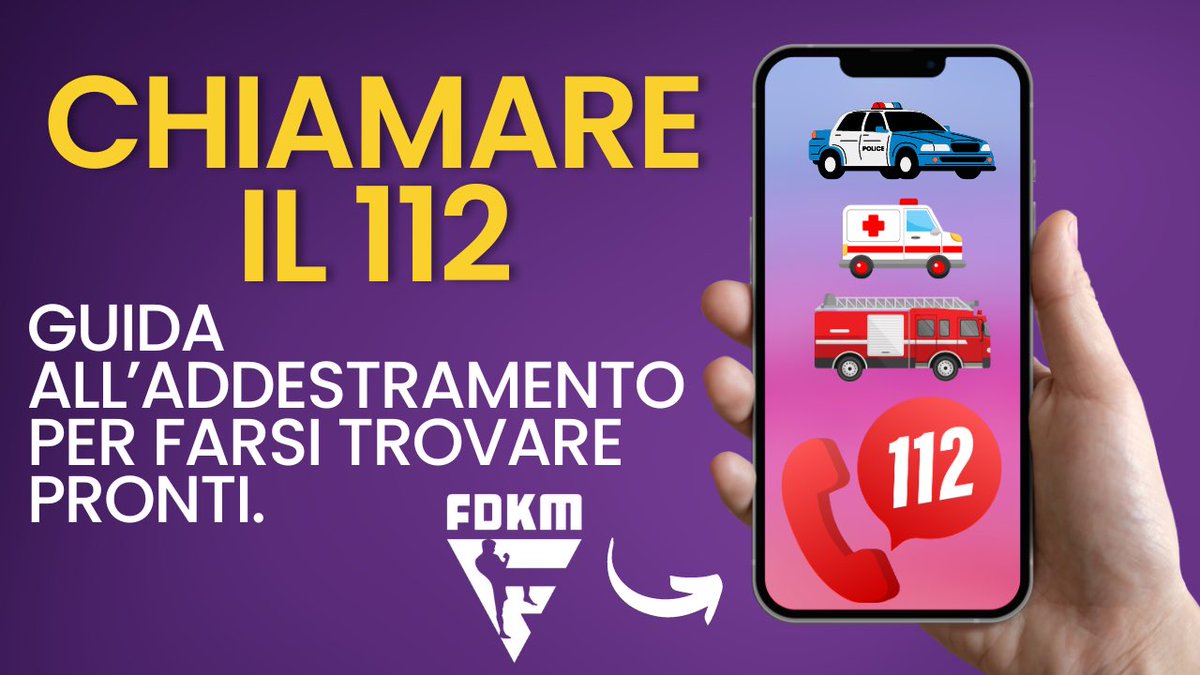 officialfdkm's tweet photo. CHIAMARE IL 112. Guida all’addestramento e alla preparazione per situazioni di Emergenza. 

https://t.co/2KXcGzT296 https://t.co/TLrGKwMa0C