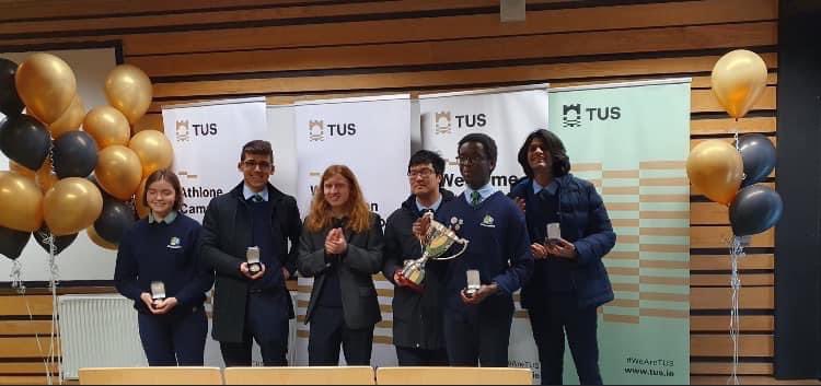 Congratulations to <a href="/ccathlone/">Athlone Community College</a> cansat team who were delighted to take first place. Thanks to <a href="/TUS_ie/">Technological University of the Shannon</a> for hosting a super event.