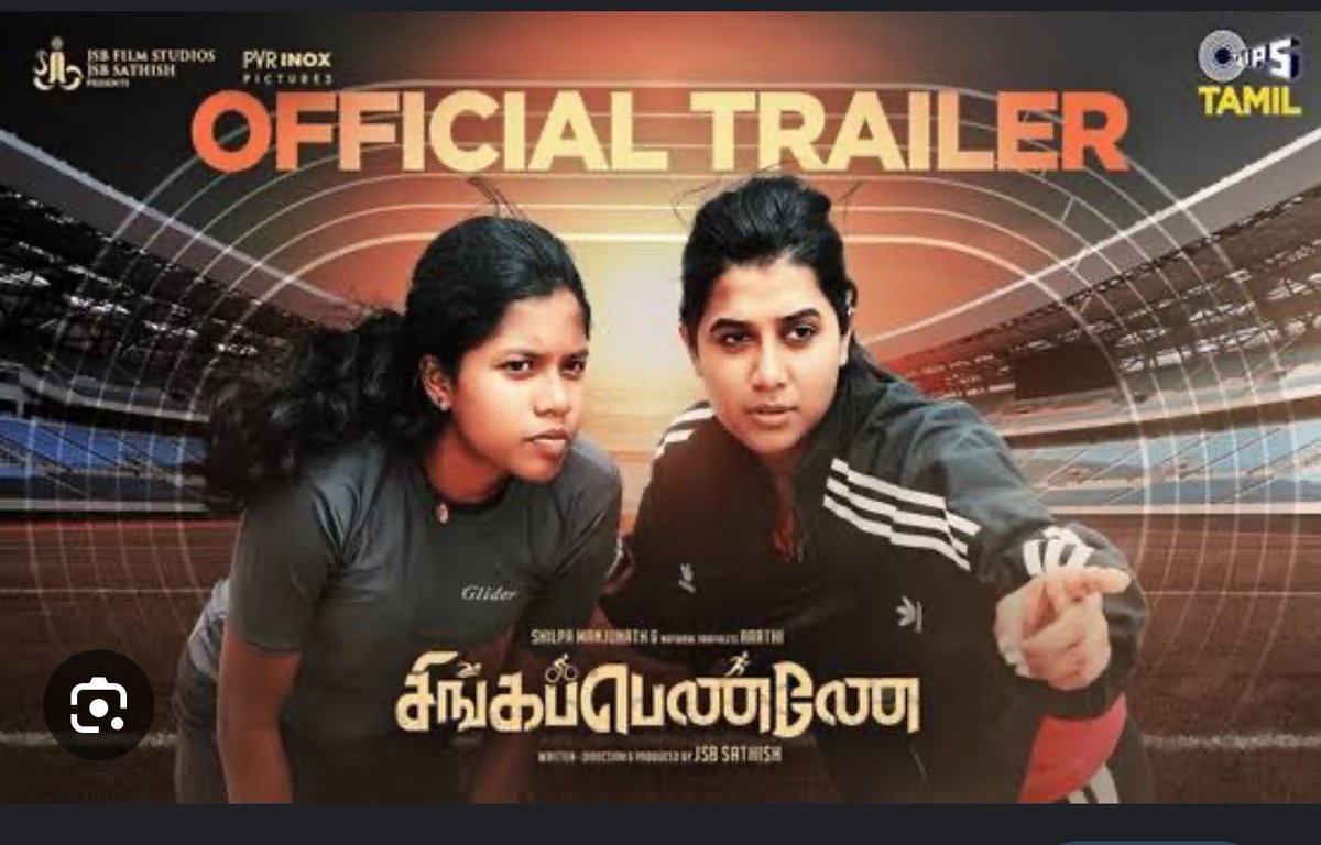 #Singapenne by @JsbSathish is a well intentioned & purposeful film that motivates and gives hope to everyone on women sports. Good job #JSBSathish & team #NKEkambaram @Cinemainmygenes @MeenaChabbria2 @ShilpaManjunat @idiamondbabu . A good watch in theatres. Do check out 💪