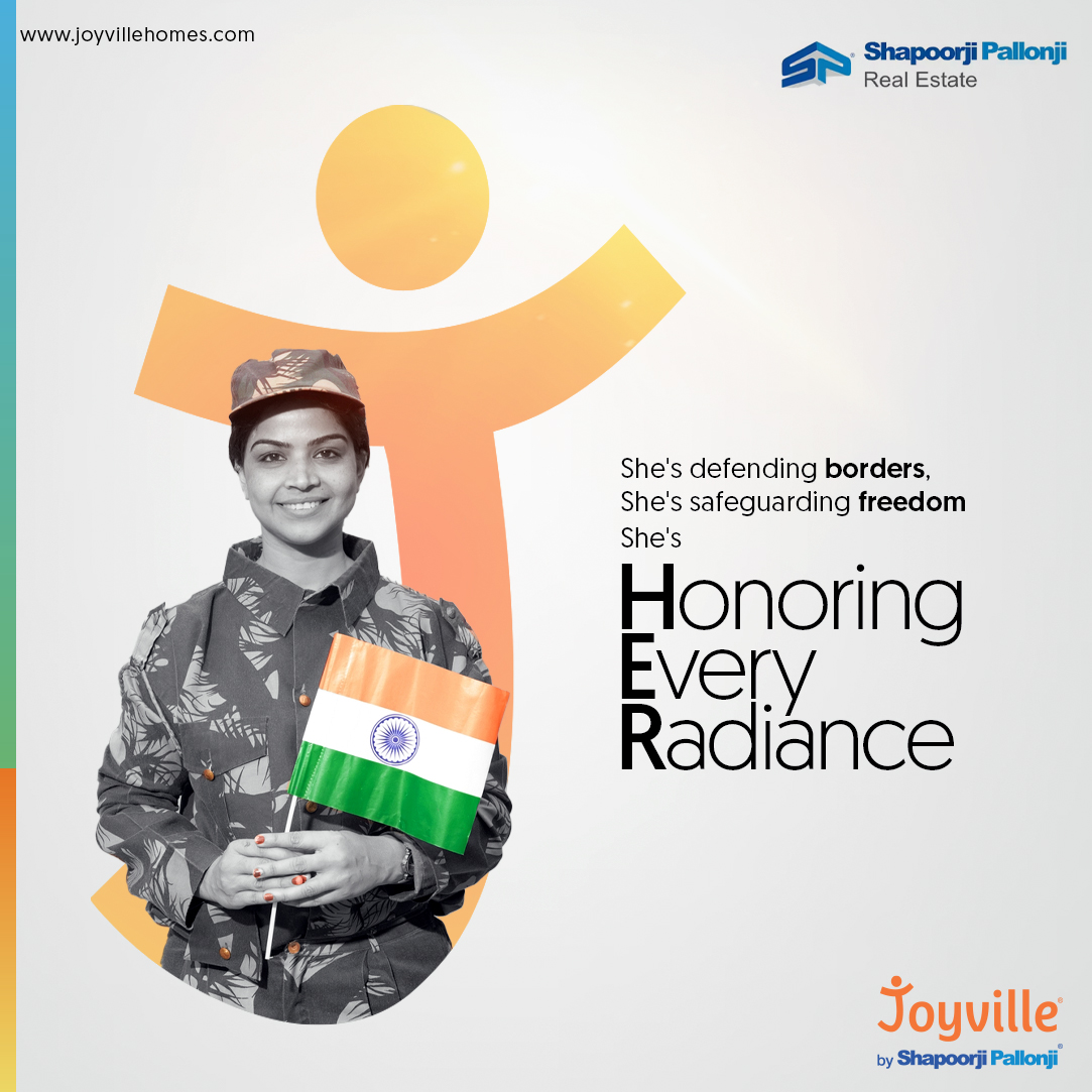 From border defenses to the preservation of freedom, she embodies unwavering commitment. Let's honor her radiance as she champions every cause with fierce advocacy and determination.

#ShapoorjiPallonji #JoyvilleHomes #HER #RealEstate
