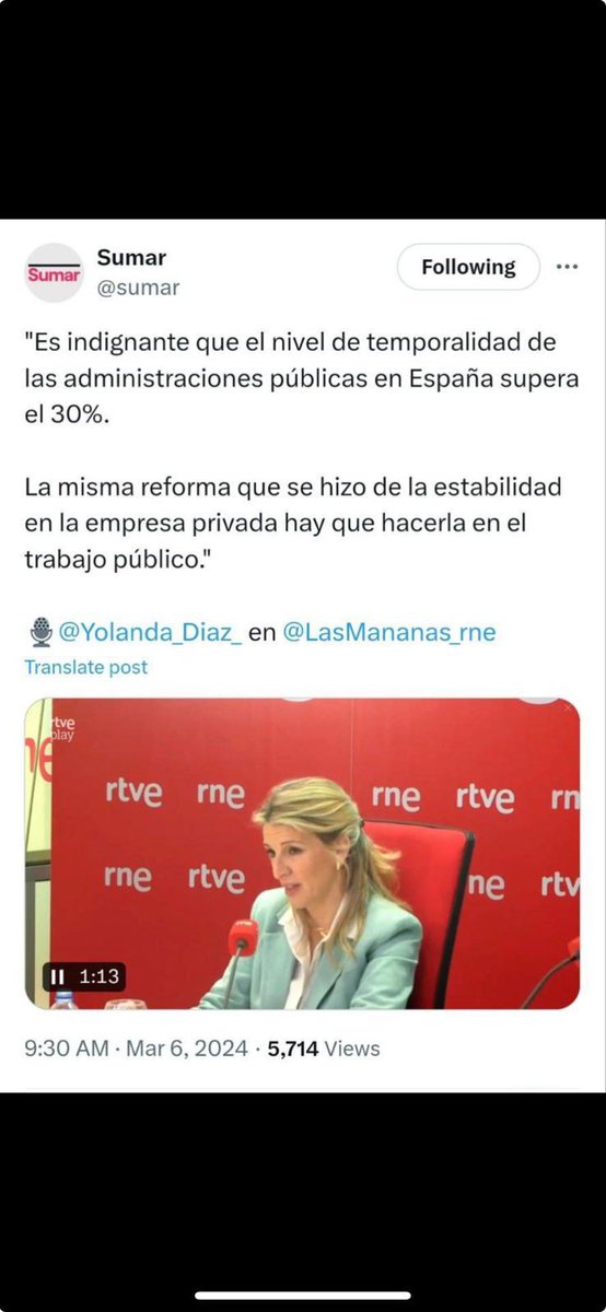 <a href="/interinoktaldea/">Interinok_taldea</a> <a href="/sanchezcastejon/">Pedro Sánchez</a> La Ley de Amnistía se basa en la Prevalencia del Derecho de la Unión que tendrán que acatar los tribunales españoles
<a href="/sanchezcastejon/">Pedro Sánchez</a> <a href="/joseluisescriva/">José Luis Escrivá</a> Mismo rasero, apliquen esa Prevalencia a la situación de FRAUDE De LEY por ABUSO DE CONTRATACIÓN TEMPORAL en las Administraciones