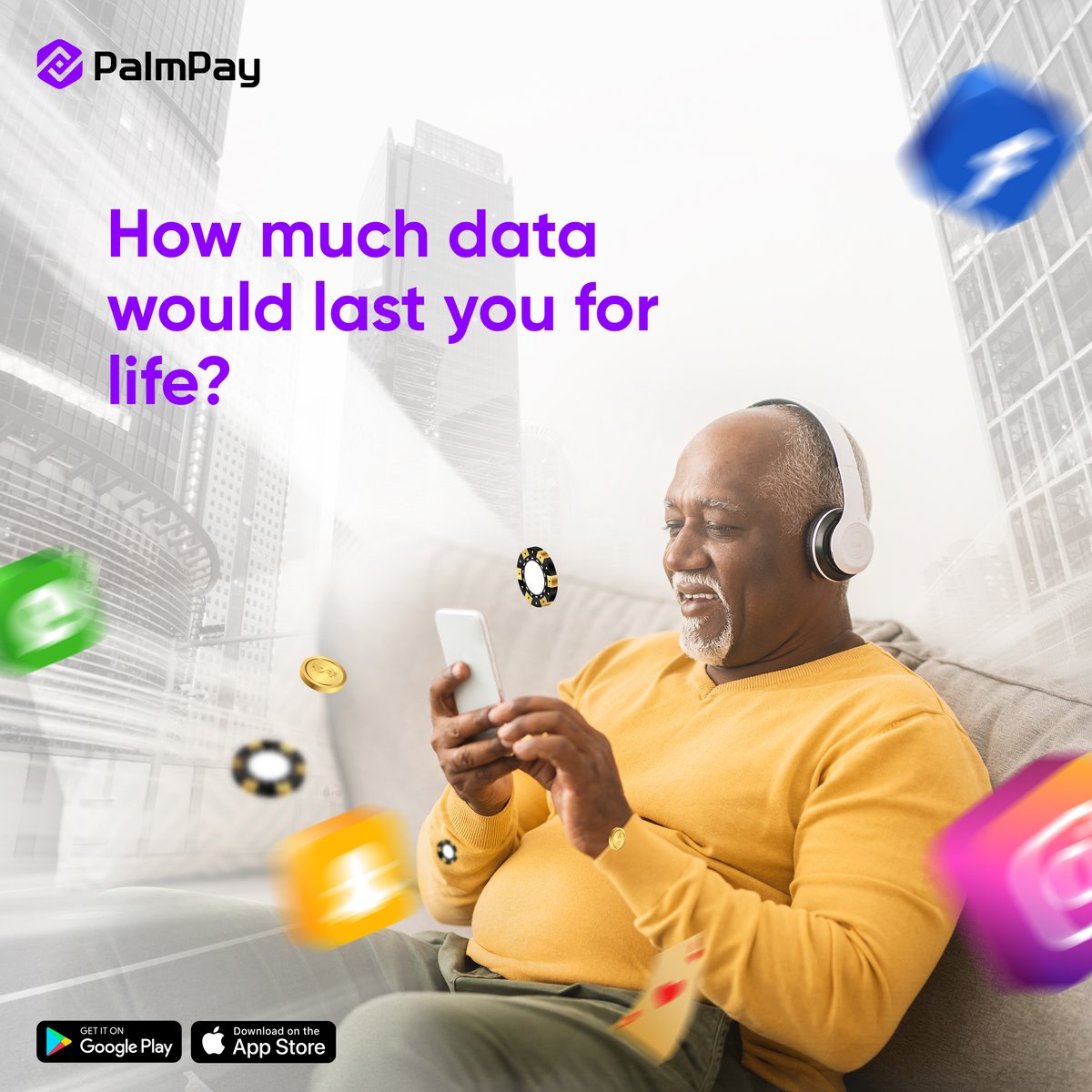 Imagine a world where data never runs dry, where every click, tap, and swipe is limitless. 

How much would be enough to fuel a lifetime of connection?

Let us know in the comment section 

#Palmpay