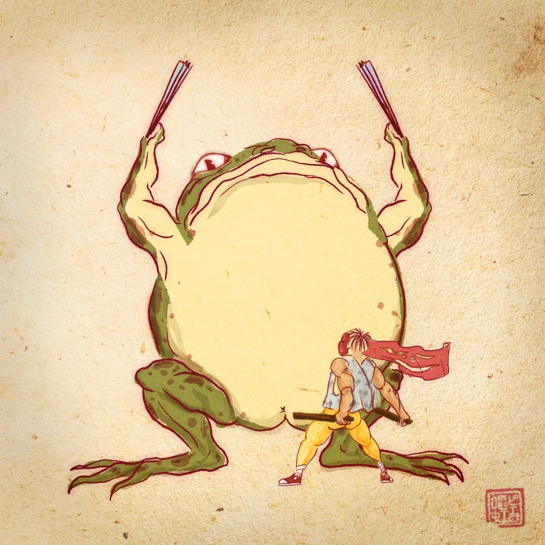 Who is behind the art 🐸