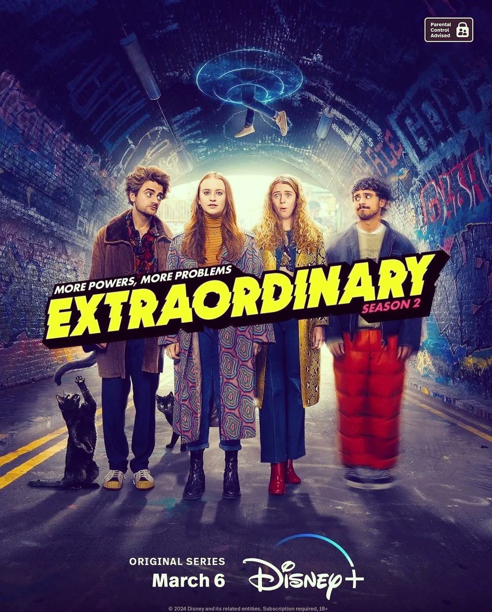 Had the best time Choreographing Extraordinary S2 with incredibly talented and gorgeous people.
OUT NOW - Series Two
I clearly have a thing for Superheroes.

<a href="/sidgentlefilms/">Sid Gentle Films</a> <a href="/DisneyPlus/">Disney+</a> <a href="/johannadevs/">Johanna Devereaux</a>
#TobyMacDonald
#EmmaMoran 
#Extraordinary
#Choreographer