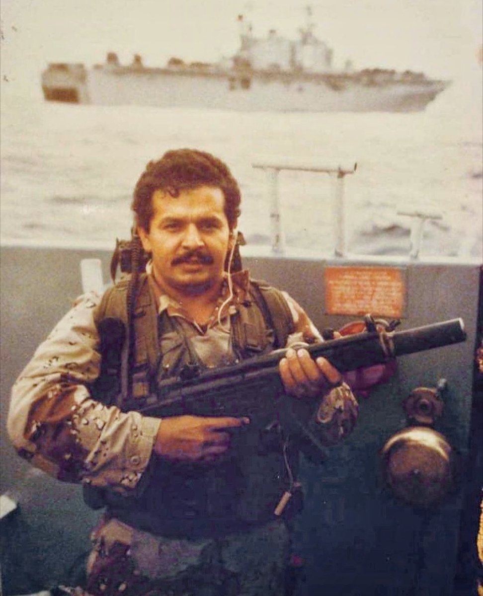 Teammates from 3rd Platoon, 2nd Force Recon Co. conducting VBSS ops in the Mediterranean in 1986.