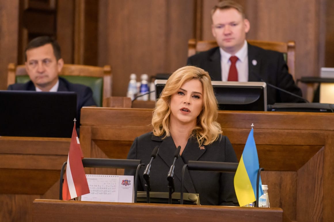 Latvian Prime Minister Evika Silina has compared Russia to an unpredictable alcoholic or drug-addicted neighbor. She warned that countries that are Russia's neighbors should be clearly aware of this. 'We live next to a neighbor who, you could say, is like an alcoholic or an