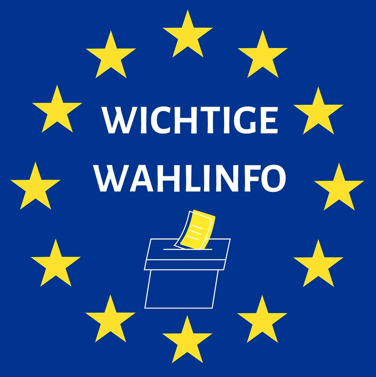 🌟WICHTIGE WAHLINFO ⭐
Alle EU-Bürger*innen (ohne österreichische Staatsbürgerschaft), die ihren Hauptwohnsitz in #Österreich haben und bei der #EU-Wahl am 9. Juni gerne hier wählen möchten, müssen bis zum 26. März den Antrag auf Eintragung in die ö. Wählerevidenz stellen! (1/2)