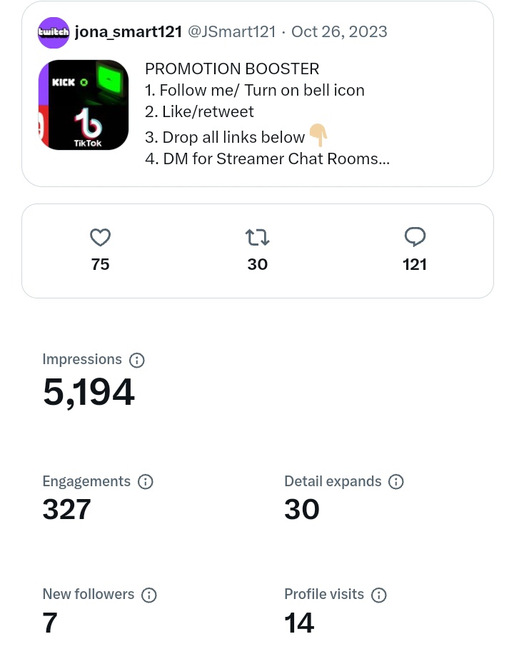 GET READY FOR MORE FOLLOWERS!!!
FOLLOW FOR FOLLOW
LIKE FOR LIKE
TWEET
COMMENT 
SHARE POST 

#smallstreamer #GamerGate2 #affilitestreamer #ArrestElvishYadav #SaturdayVibes #usa #uk #canada #pertnnershipstreamer <a href="/StreamerHouse/">Streamer House</a> <a href="/JSmart121/">jona_smart121</a> <a href="/TwitchSupport/">Twitch Support</a> #twitch #kick <a href="/KickStreamClip/">Kick Clips 🎬</a>