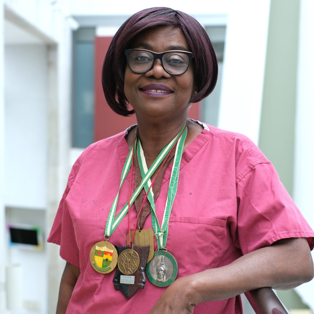 NHSEngland's tweet photo. 'I’ve always believed in going the extra mile and that has served me well during my career.'

Rose, who represented Ghana at the Olympics and the Commonwealth Games, will be retiring from @LNWH_NHS after nearly 50 years as NHS nurse. Thank you Rose. 💙 https://t.co/TYDmTyco3O