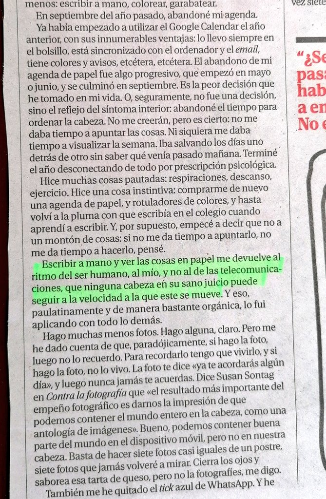 Marta Jiménez Serrano: escribir a mano