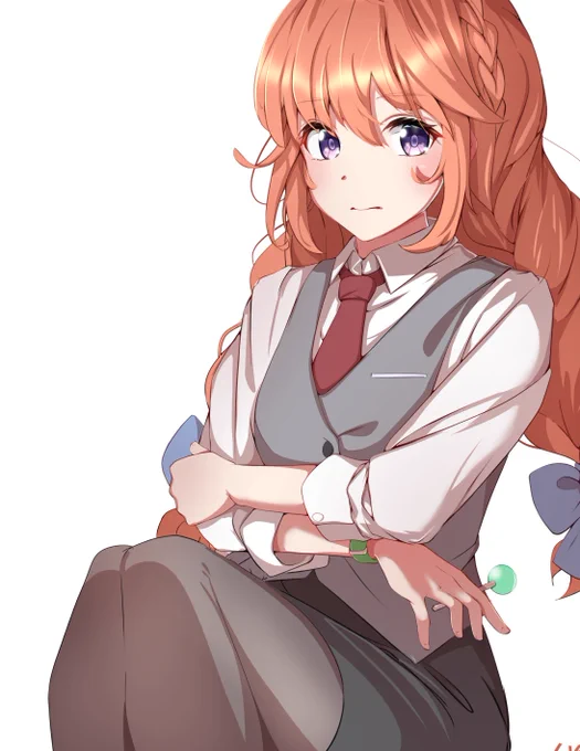 OLユニちゃん黒タイツという選択肢は間違ってなかった(/・ω・)/#プリコネR 