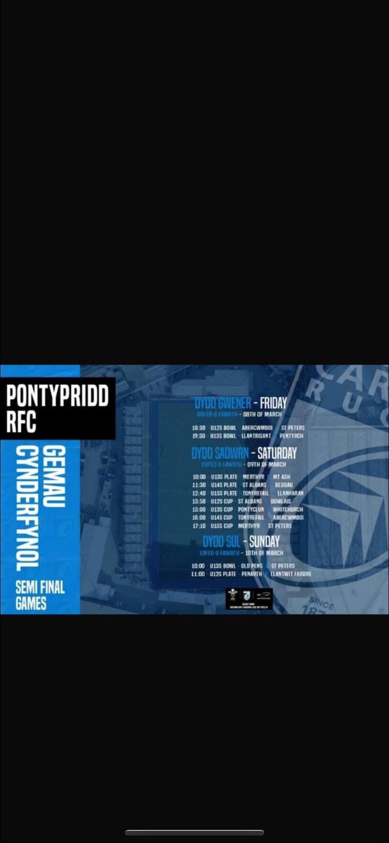 halse76's tweet photo. Good luck to Mas and his team today in the Cardiff Rugby cup semi finals, go well boys 💪🏼🦡🖤🤍 https://t.co/Eri5wLUeOJ