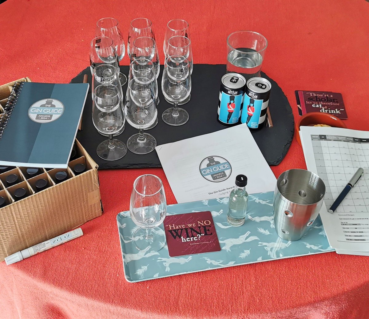 The Ginasium ⚗🍸 (@theginasium) on Twitter photo I'm honoured to be part of the judging team for <a href="/theginguide/">The Gin Guide</a> Awards 2024...
Everything is set up, and I am making a morning start🍸
theginguide.com/gin-awards-jud…
Do you have any music suggestions whilst I work?
#theginguide #theginguideawards #tgga #tgga2024
#drinkresponsibly I'm honoured to be part of the judging team for <a href="/theginguide/">The Gin Guide</a> Awards 2024...
Everything is set up, and I am making a morning start🍸
theginguide.com/gin-awards-jud…
Do you have any music suggestions whilst I work?
#theginguide #theginguideawards #tgga #tgga2024
#drinkresponsibly