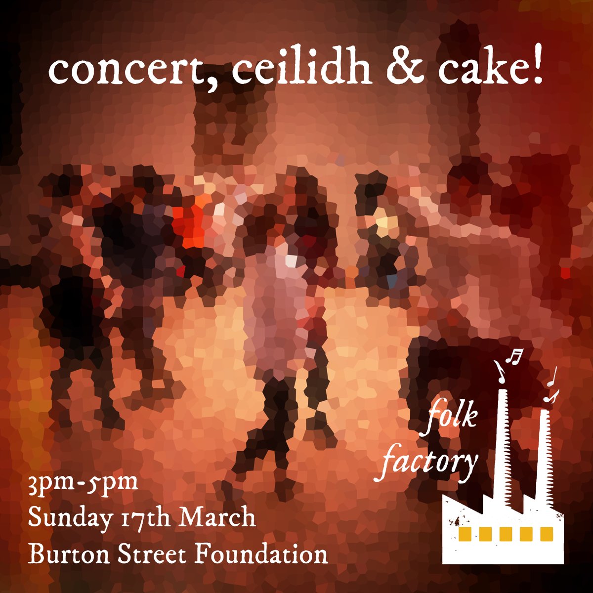 We’re hosting a fundraising concert/ceilidh &amp; bake sale at the Burton Street Foundation on Sunday 17th March from 3-5pm.
You can buy tickets on our website soundpost.org.uk/fundraiser

#folkmusic #youthfolk #folk #ceilidh #publicceilidh #folksheffield #sheffieldfolk #sheffieldceilidh