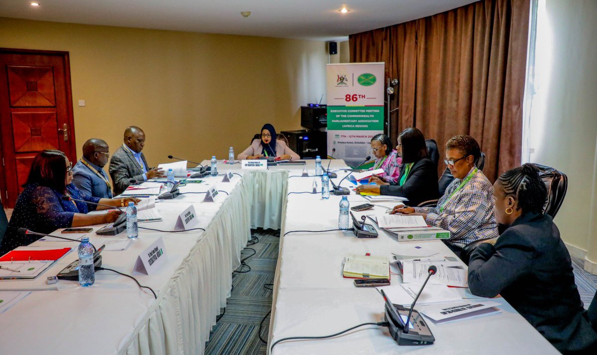 The Chairperson of the Commonwealth Women Parliamentarians (Africa Region), Hon. Madina Ndangiza, MP has led the CWP Steering Sub - Committees meeting held today March 9, 2024 at Protea Hotel, Entebbe - Uganda.