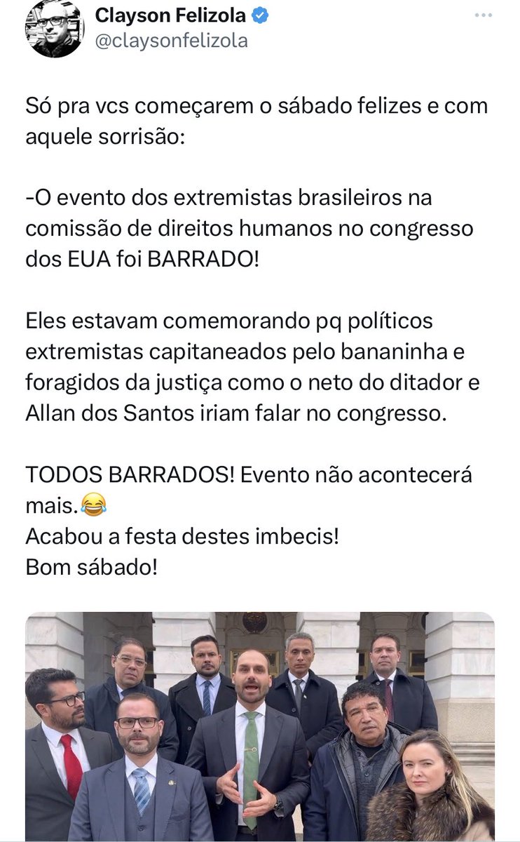 chetropical's tweet photo. Deixa aqui sua risada para extremistas @BolsonaroSP @apropriajulia @MagnoMalta  @GayerGus https://t.co/XFYFFYAxdl