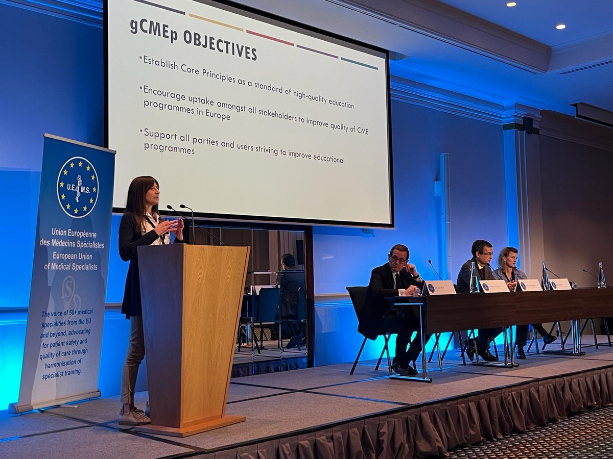 EACCME 3.0: The Next Frontier A Pan-European CME-CPD Partnership. 📅 Day2. ➡ Eaccme 3.0 - The view of Providers Ms M. Ghidinelli (gCMEp) Prof. L. Gonçalves (BioMed Alliance) Ms J. Mayer (AC Forum) #uems #eaccme #conference #cme #cpd