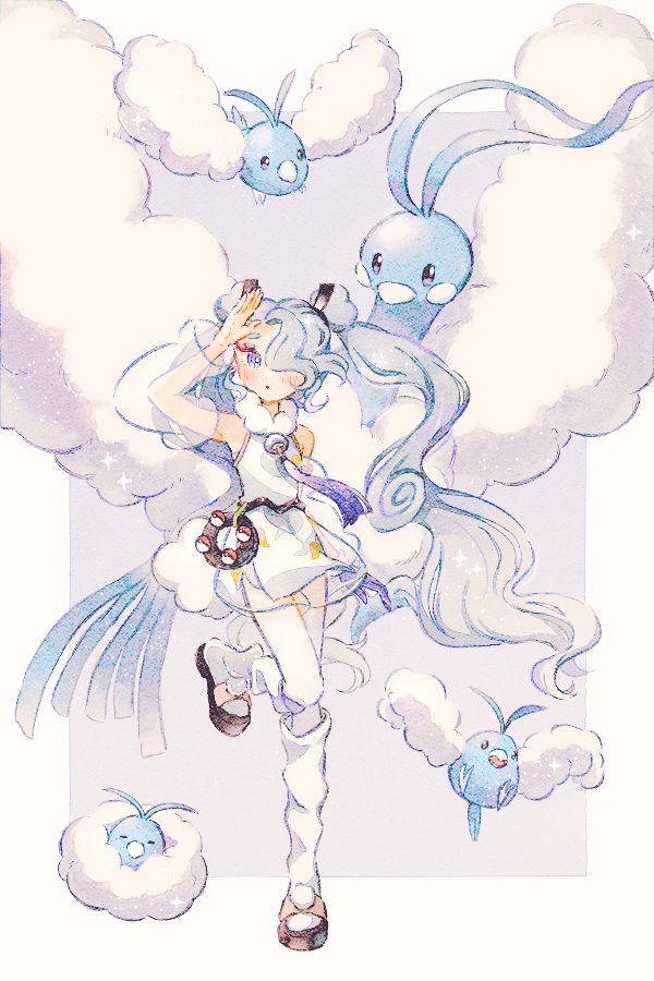 チルタリス ,初音ミク 「」|緑乃🍀コミティアH25aのイラスト