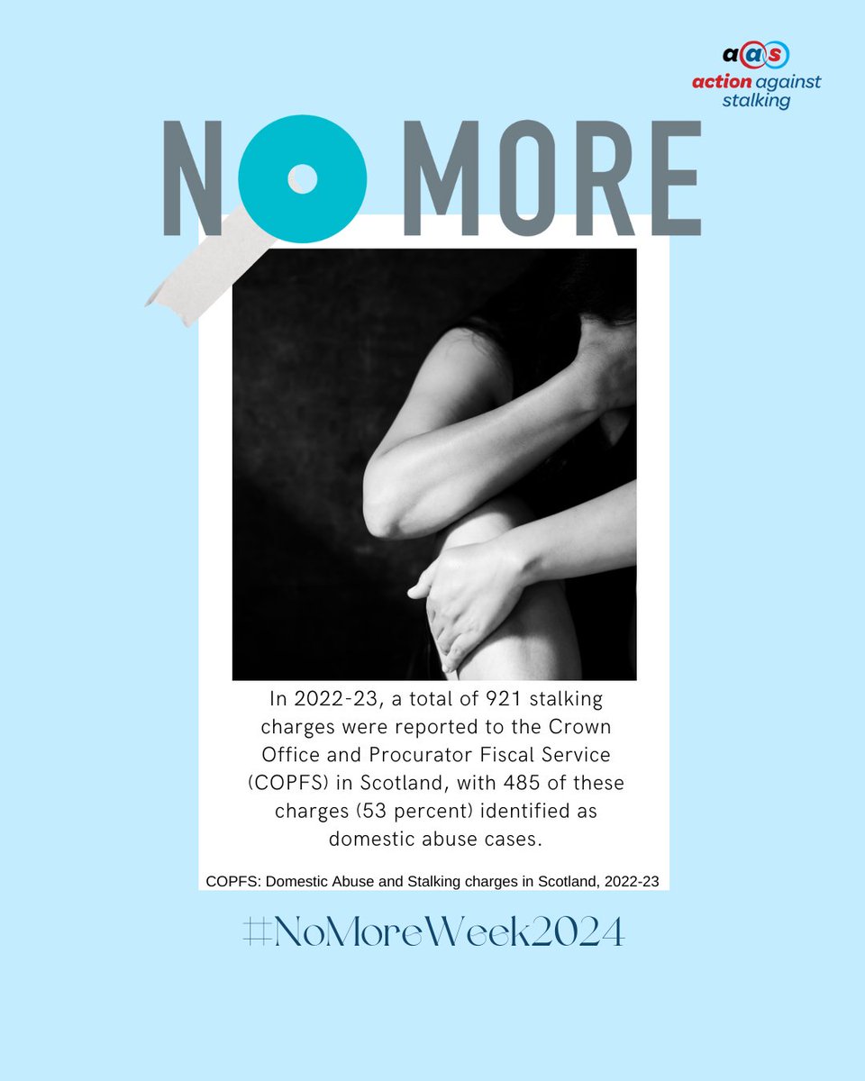 Stalking is a crime, not a sign of affection. Your safety and well-being matter. #NoMoreWeek2024
#SayNoMore