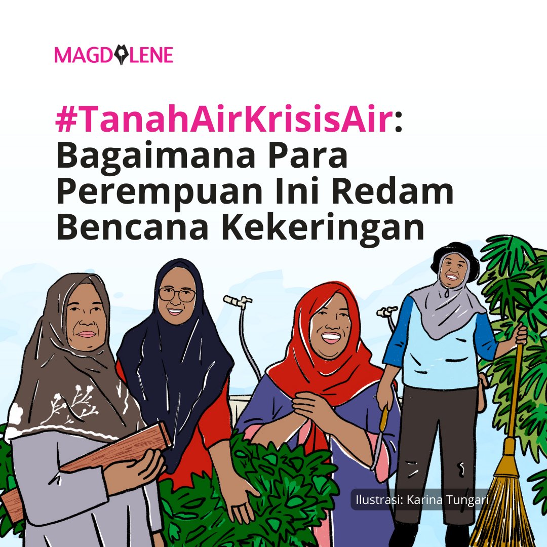 magdaleneid's tweet photo. Memperingati Hari Perempuan Internasional ini, kami melakukan serial liputan penting #TanahAirKrisisAir.

Krisis air sudah mulai dirasakan di banyak daerah, tapi isunya masih belum masif dibicarakan. Ini, terutama berpengaruh pada perempuan. https://t.co/KitJScngts
