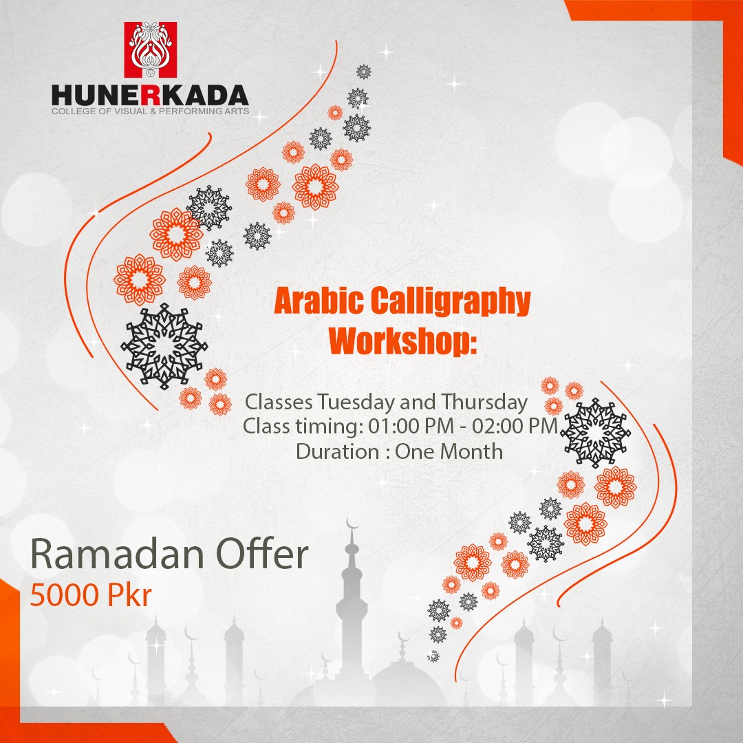 hunerkada's tweet photo. Arabic calligraphy Workshop #hunerkada #calligraphy #Ramadan2024 https://t.co/7Ga0iFOaga