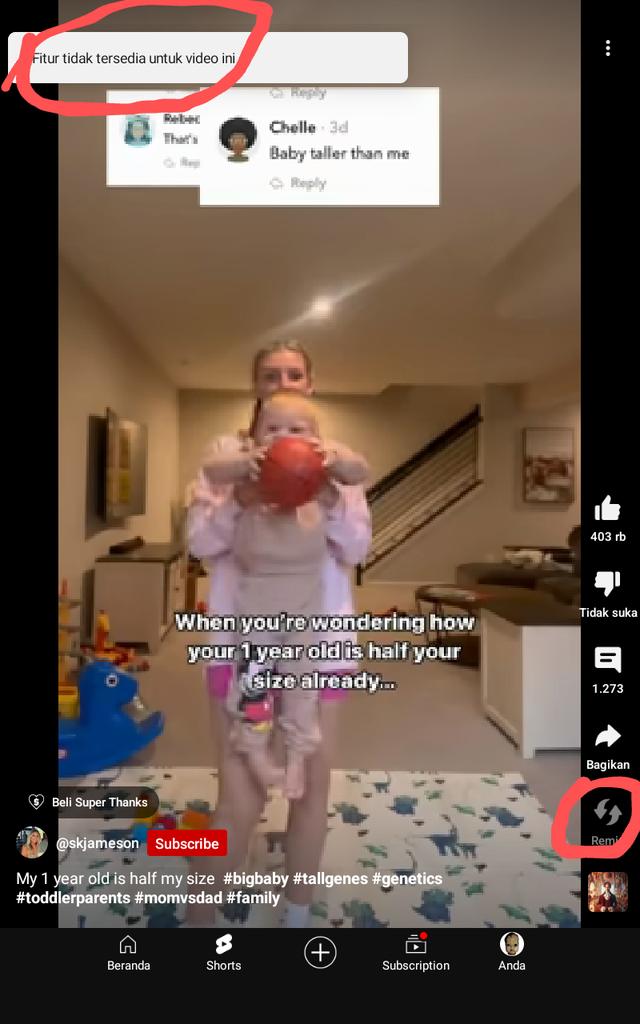 jumpscaredaily's tweet photo. Halo @TeamYouTube , saya tidak bisa remix audio shorts dari kemarin. Semua shorts yang saya tonton tidak bisa diremix. Saya tanya ke group Facebook, mereka tak menemukan isu seperti ini. Saya menggunakan tablet Advan xtab. https://t.co/syU4TkEyYS