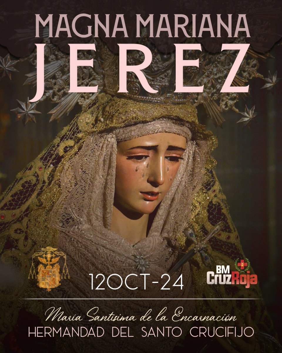 BandaCruzRoja's tweet photo. ℹ️ Anunciamos con alegría que estaremos presentes en la #MagnaMarianaJerez acompañando a María Santísima de la 𝗘𝗻𝗰𝗮𝗿𝗻𝗮𝗰𝗶𝗼́𝗻 de @santocrucifijo.

🎶 Será un día inolvidable en el que volveremos a encontrarnos con Jerez y su increíble patrimonio musical. https://t.co/IC22UQS89Y