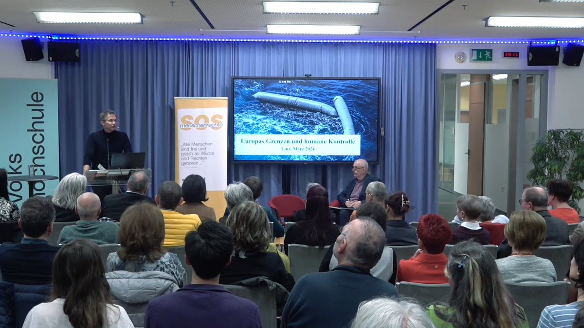 Gerald Knaus @rumeliobserver zu Gast für Vortrag und Diskussion auf Einladung von SOS Menschenrechte im Wissensturm in Linz. @WOetsch Hier der Link zum Video: dorftv.at/video/43962