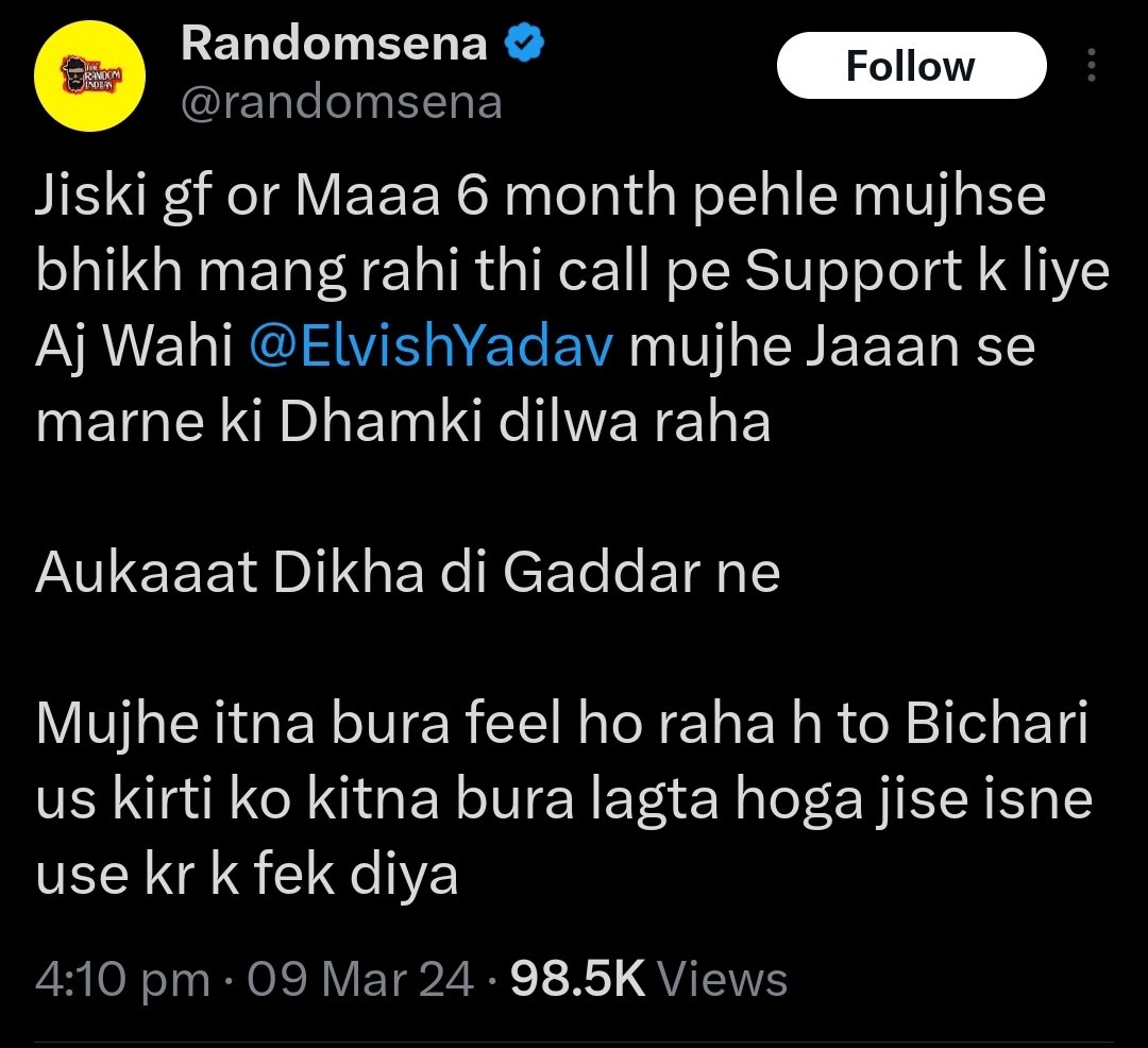 wittyminion's tweet photo. Is he who gives certificate of Hinduism #BoycottRandomSena https://t.co/DhJSW21pm1