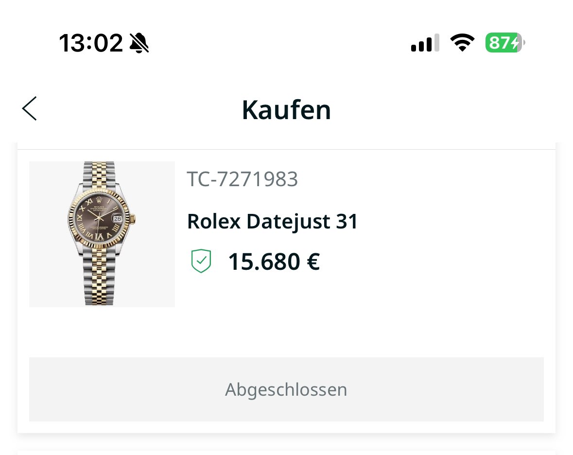 cryptostr1k3r's tweet photo. Happy wife happy life! #chrono24 #datejust31 #rolex https://t.co/ufSKm0Esfw