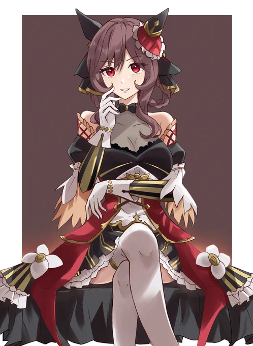 あら…お相手して下さるの?#ウマ娘 #ジェンティルドンナ 