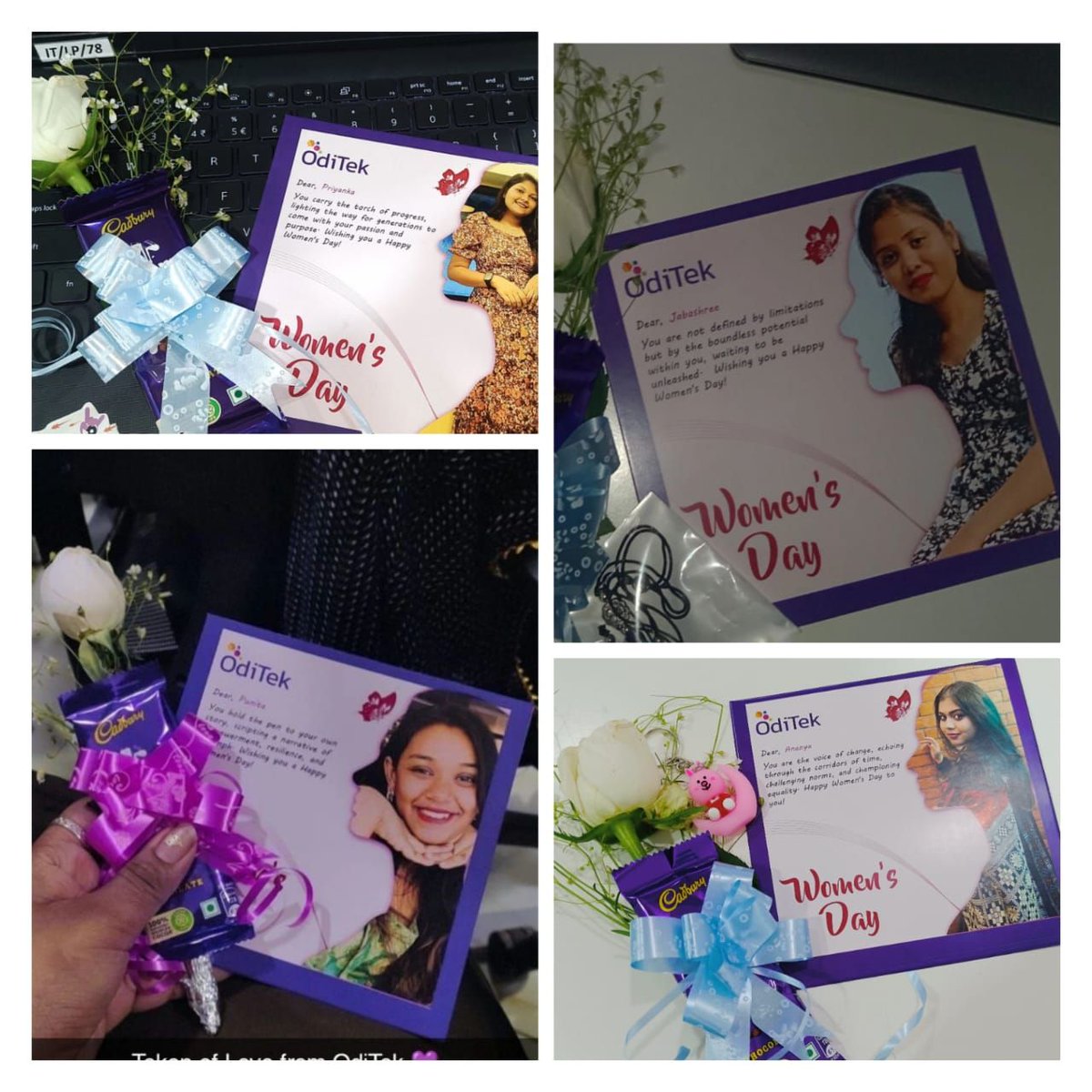 OdiTekSolutions's tweet photo. A Day of Laughter, Games, and Delicious Snacks! Celebrating International Women's Day at OdiTek!
#womensday2024 #celebration #femaleempowerment #laughter #womenatwork #incredible #fungames #internationalwomensday #OdiTekCelebratesWomen #joyfulcelebration #TeamOdiTek #OdiTek https://t.co/tVlWJRwt1V