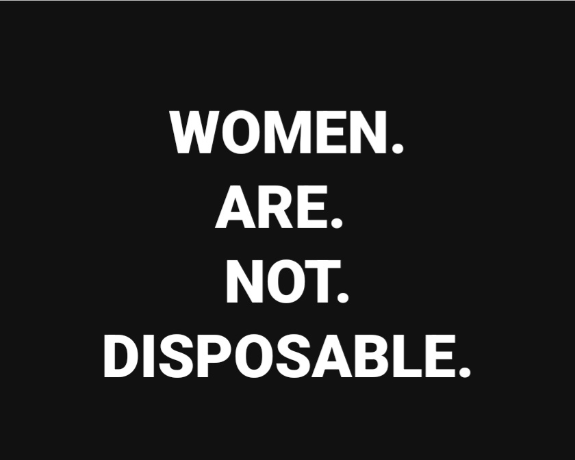 ShereleMoody's tweet photo. They dump us in bins.
They dump us in the bush.
They dump us in car boots.
They dump us in tips.
They dump us on backroads.
They dump us in old mines.
Women are not rubbish. We're not fucking disposable. https://t.co/9ftLDTpGNs