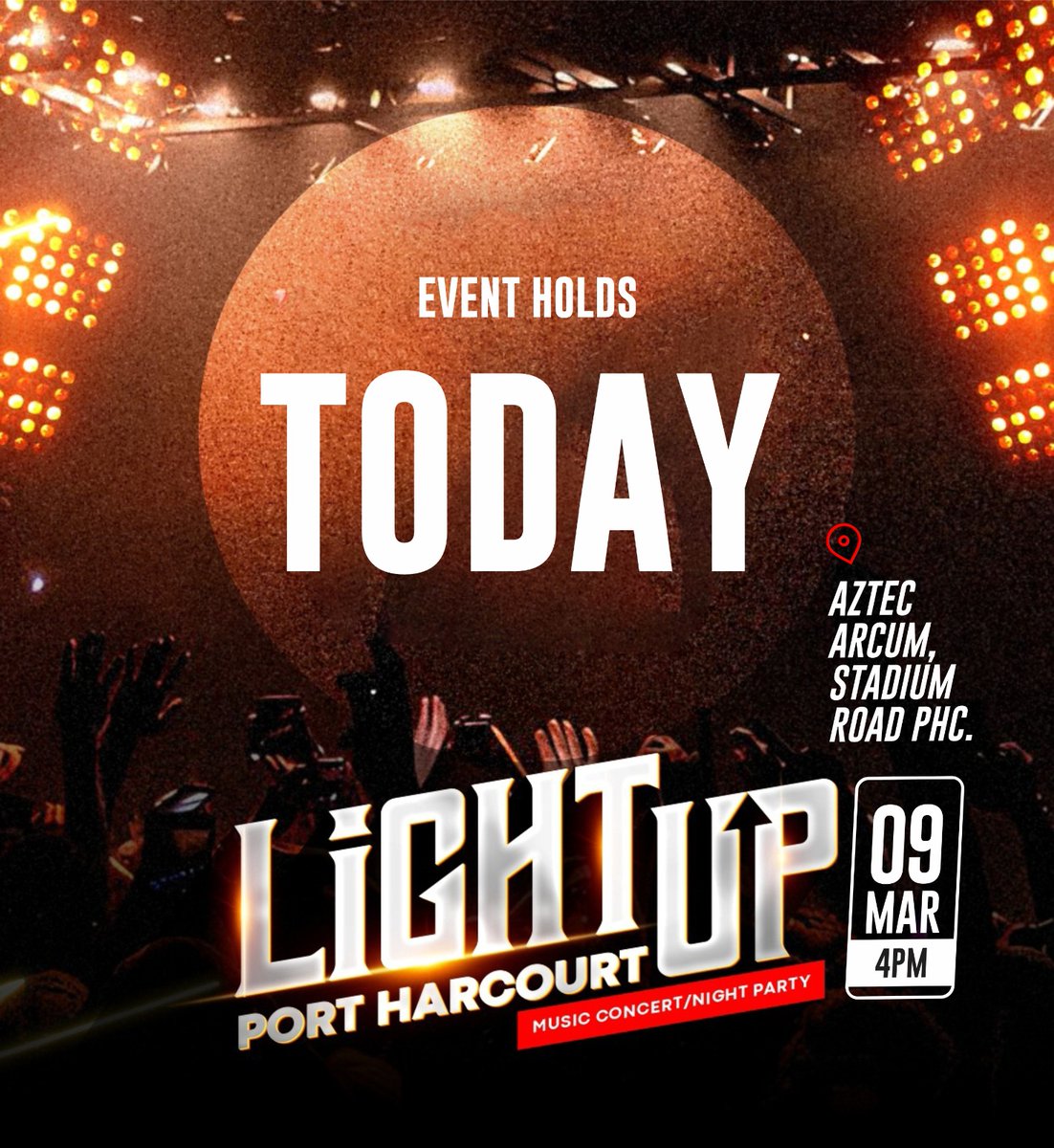PHMicroscope's tweet photo. We are about to turn on the switch
#LightUpPH @lightupphc
Feat: @Odumodublvck_ @plutomaniapopi @iamKiekie_ @Hitboiidahams @iDanDizzy @Gthreemayami_ @djsavyofficial @Djdimplenipplez @tonyebriggs_
Today 9th March 2024 by 4pm at Aztech Arcum,Stadium Rd,PH
.
Congratulations AJ https://t.co/lu6mHFPdSI
