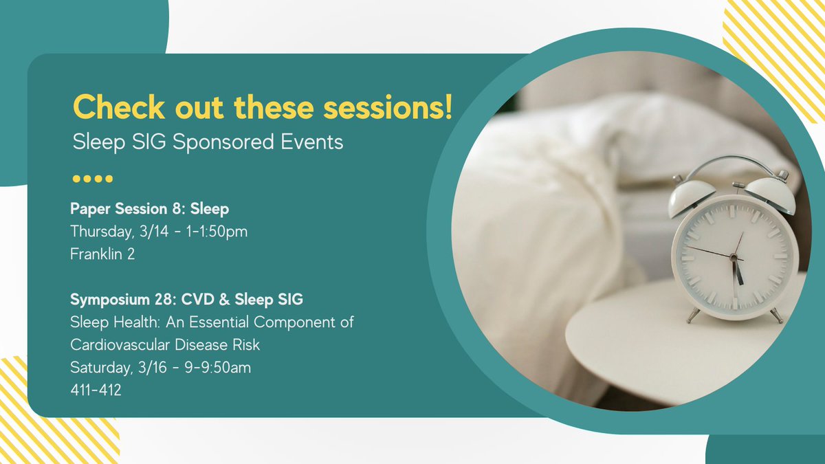 We have a sponsored symposium this morning at #SBM2024, #Sleep Health: An Essential Component of Cardiovascular Disease Risk.
