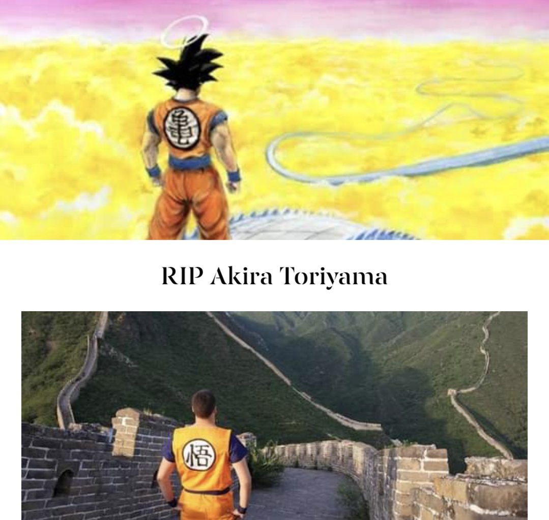 ythuet1's tweet photo. RIP Akira Toriyama #AkiraToryama https://t.co/UlxFi2z1uK