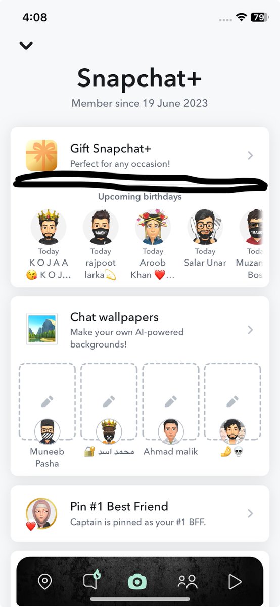 Kis ko gift kron Snapchat + 👀🫶🤭