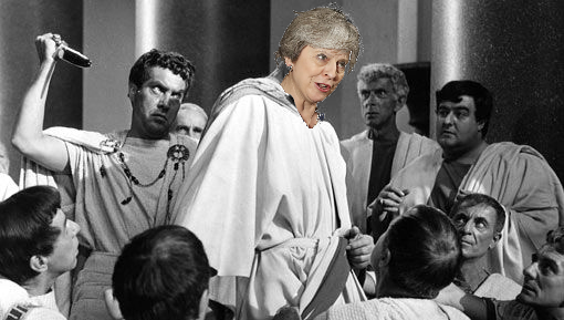 et tu brute! #theresamay  The Tories Celebrating past #bloodbaths to avoid thinking about the future #GeneralElection