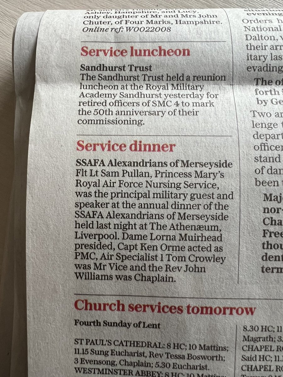 Sam Pullan (@sam_pullanrn) on Twitter photo Thank you <a href="/ssafamerseyside/">ssafa Merseyside</a> for having me at your annual dinner and listening to me witter on! A real privilege to be asked to talk. Nice to get a little surprise mention in the paper this morning. Thank you <a href="/ssafamerseyside/">ssafa Merseyside</a> for having me at your annual dinner and listening to me witter on! A real privilege to be asked to talk. Nice to get a little surprise mention in the paper this morning.