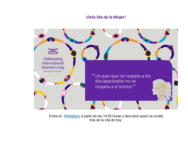 CGTenDXC's tweet photo. Esto es lo que la plantilla recibió ayer en DXC, día mundial de la mujer trabajadora. Después que por qué es necesario luchar. https://t.co/yTkv9i0iBC