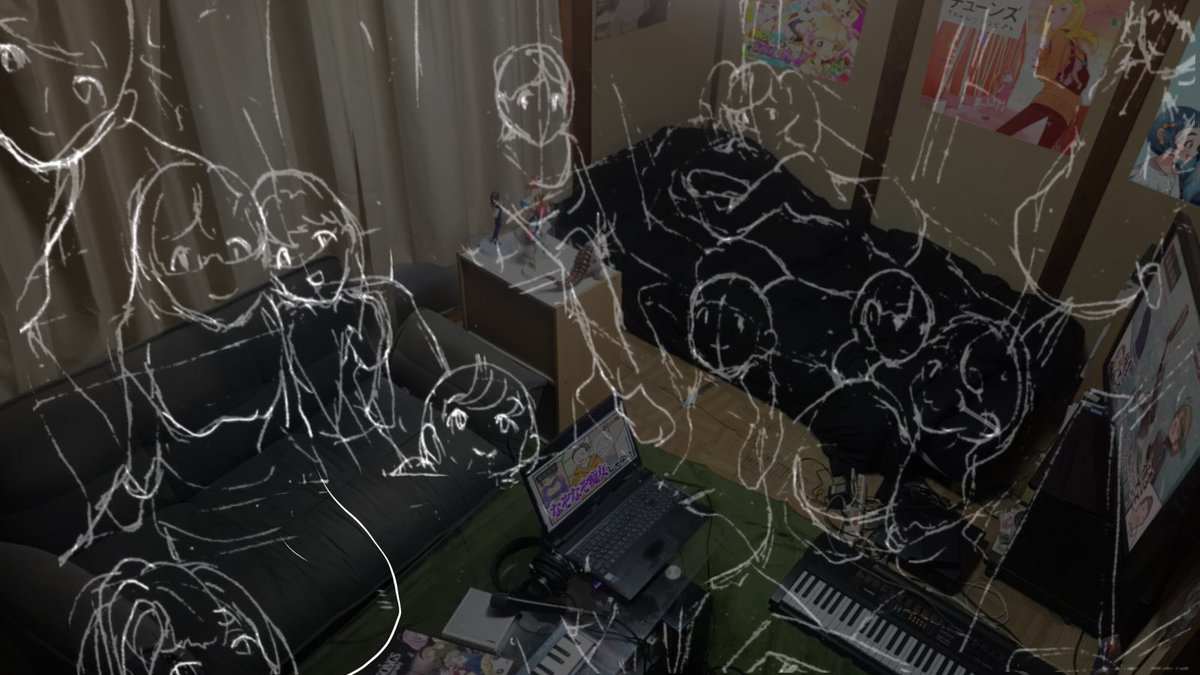 めっちゃ大変でした。

 #このタグを見た人はラフ画とその完成絵を見せる 